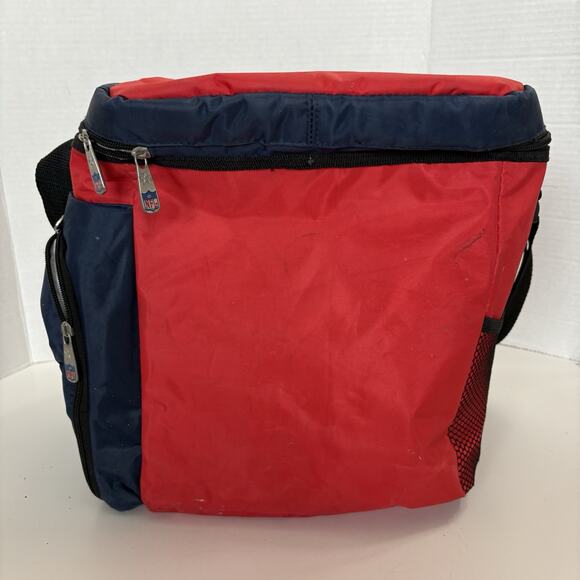 New England Patriots Cooler Soft Sided Insulated Cooler Lunch Bag Sports Beach - Picture 3 of 10